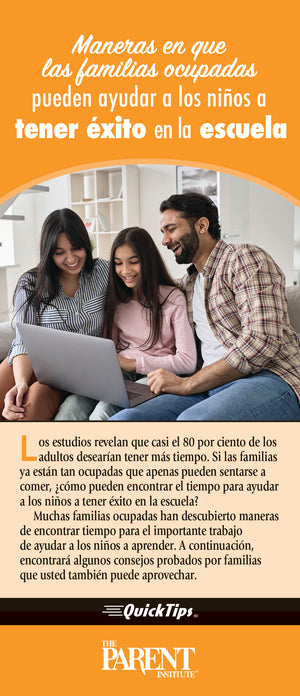 Ways Busy Families Can Help Children Succeed in Elementary School (Electronic)