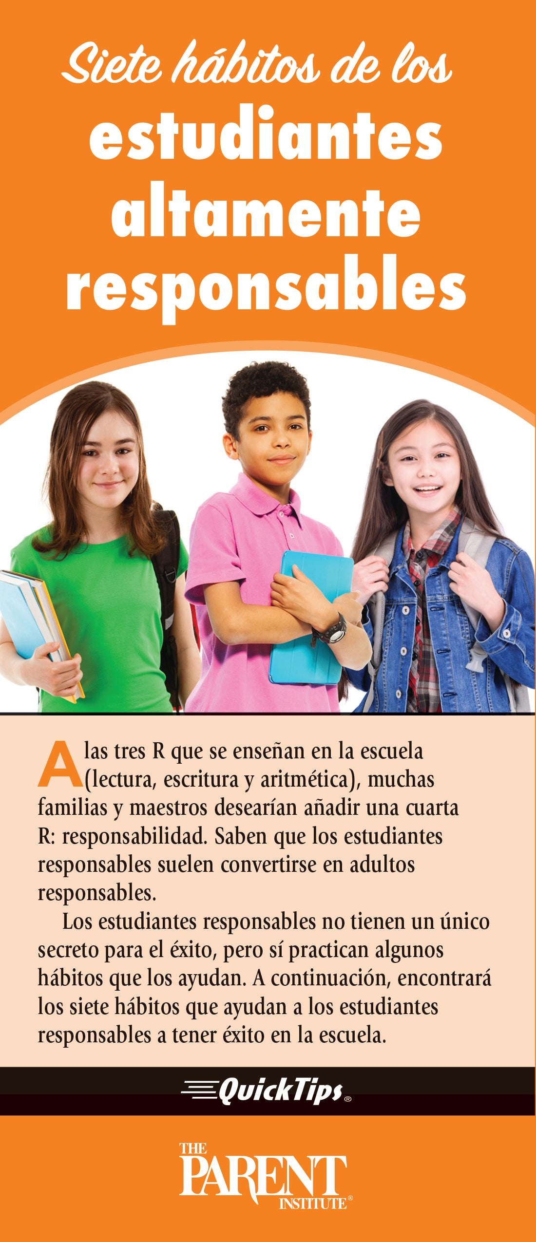 Seven Habits of Highly Responsible Students (Electronic)