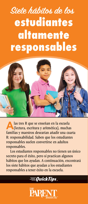 Seven Habits of Highly Responsible Students (Electronic)
