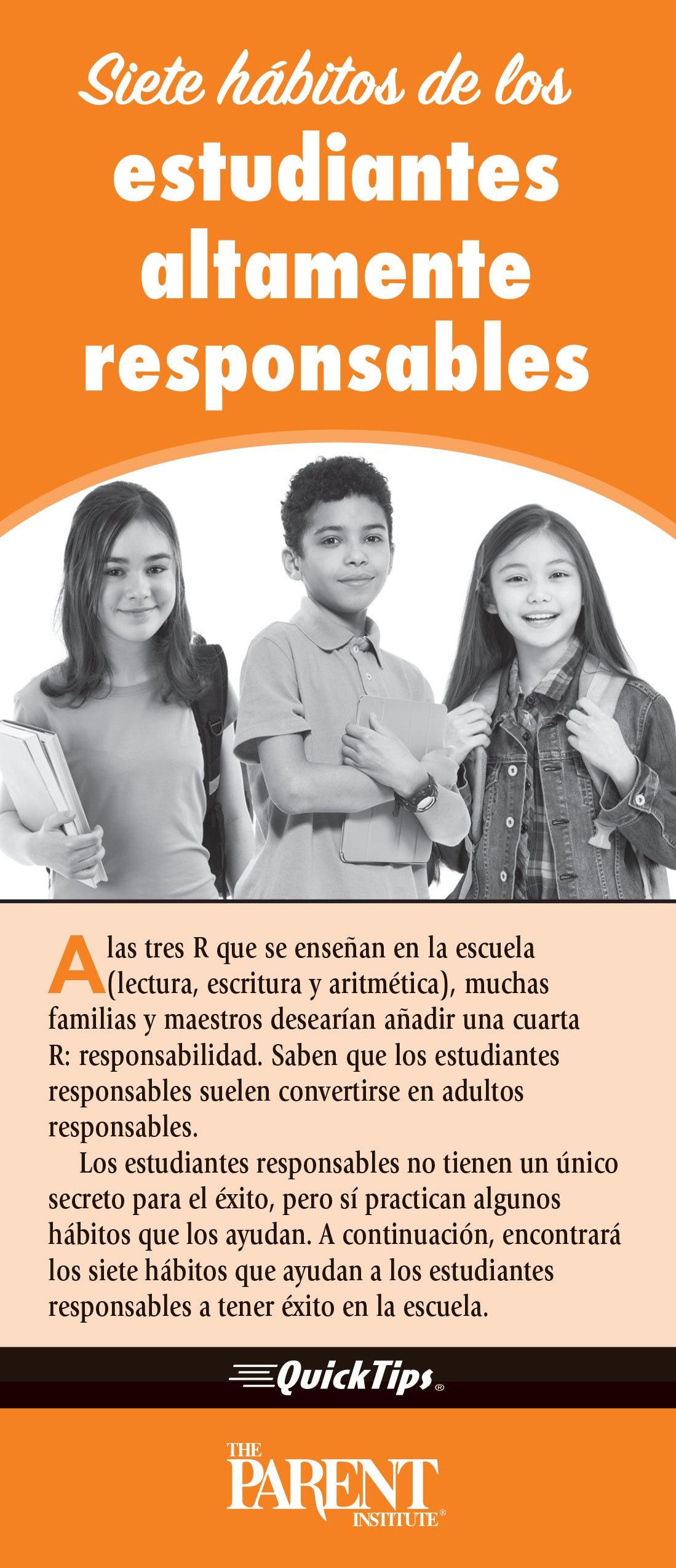 Seven Habits of Highly Responsible Students