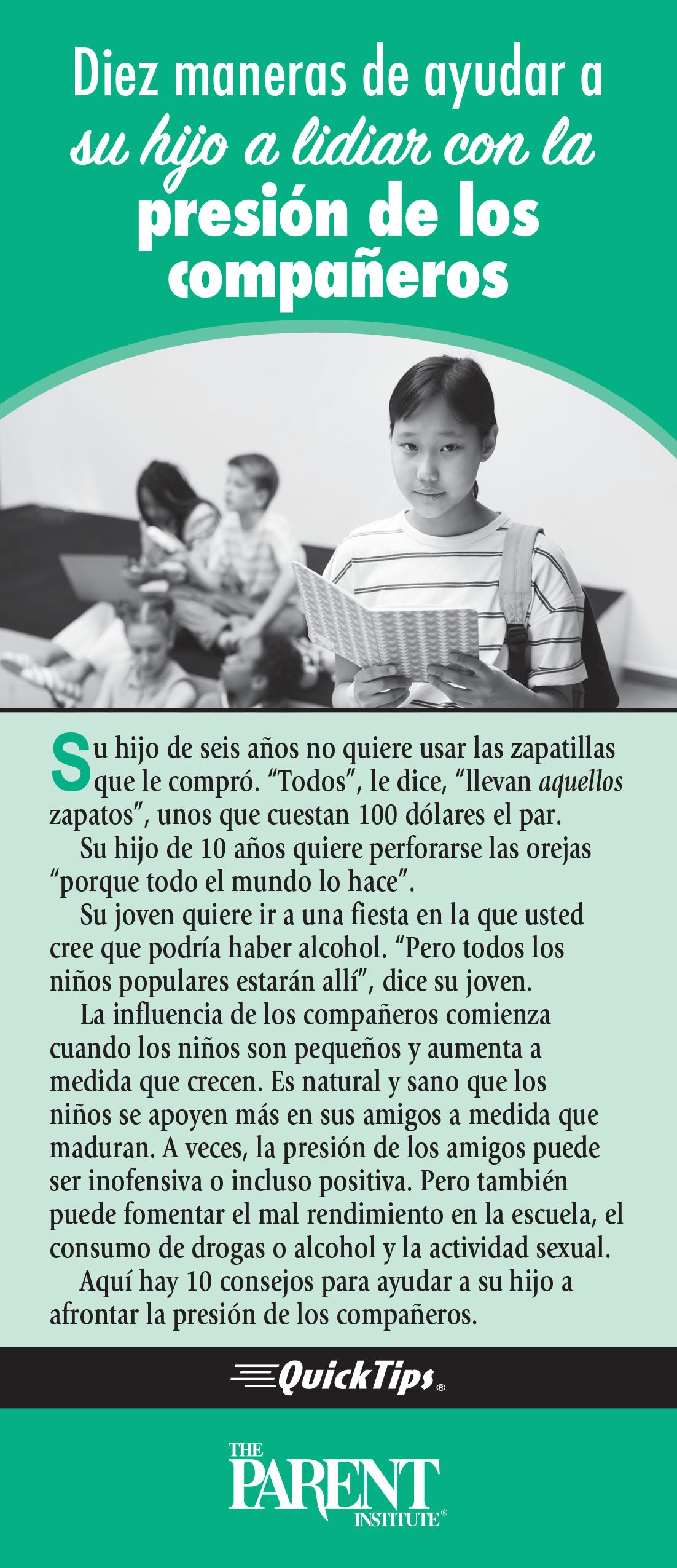 Ten Ways to Help Your Child Deal with Peer Pressure