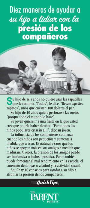 Ten Ways to Help Your Child Deal with Peer Pressure