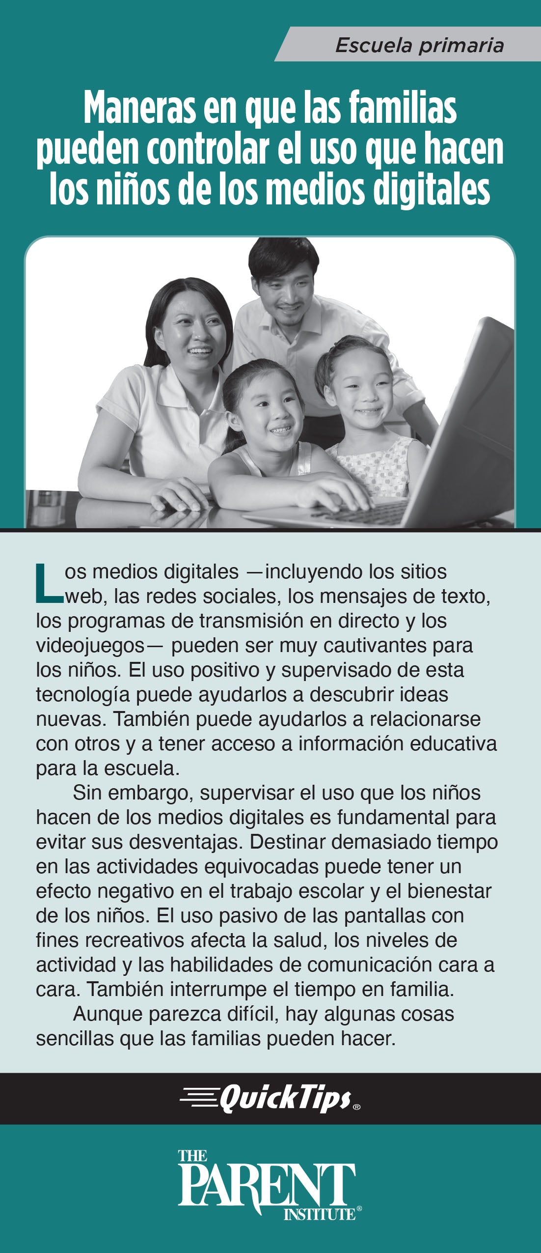 Ways Families Can Manage Kids’ Digital Media Use
