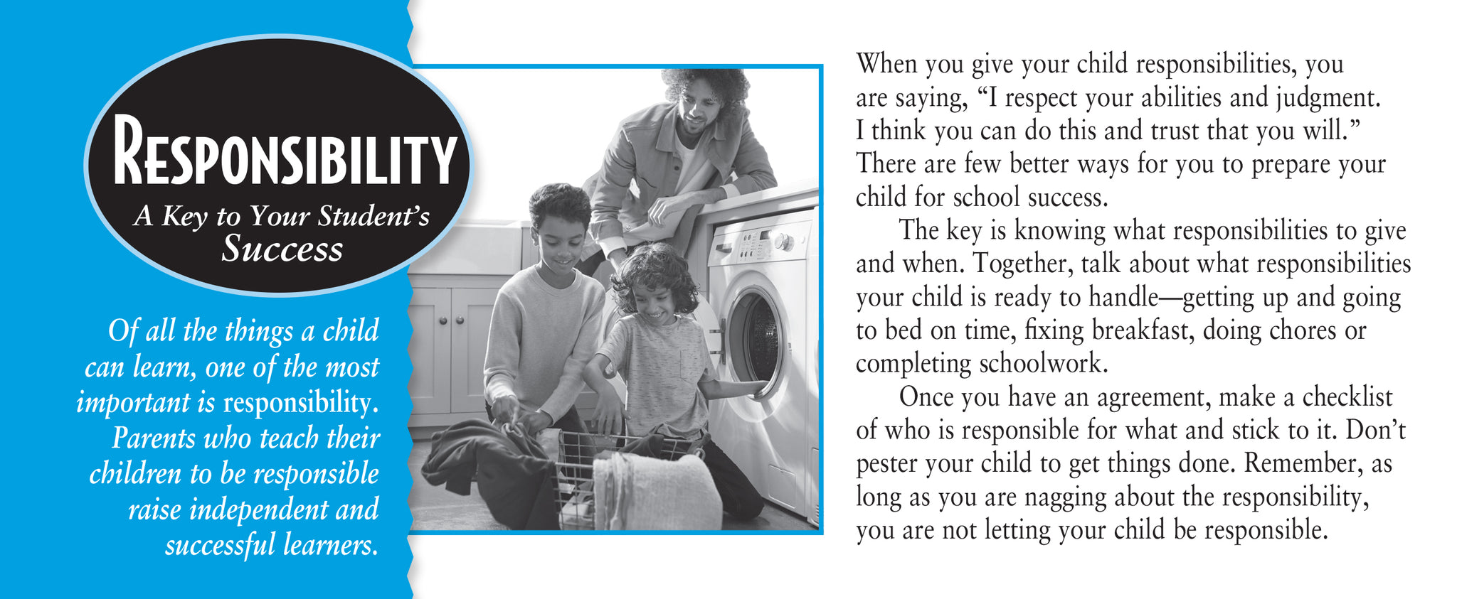 Responsibility: A Key to Your Student's Success