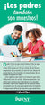 Parents Are Teachers, Too! QuickTips Brochure in Spanish
