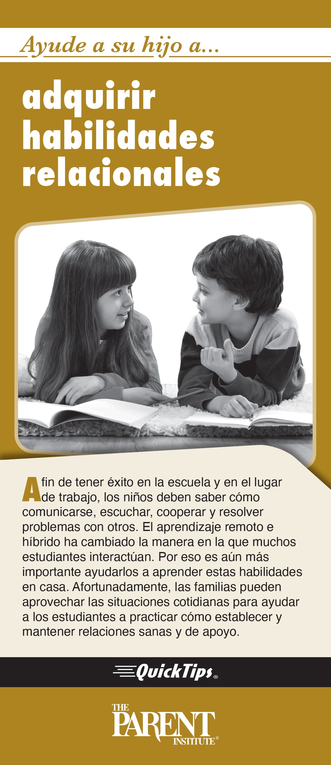 Help Your Child Strengthen Relationship Skills