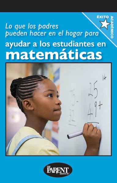 What Parents Can Do at Home to Help Students with Math Spanish Booklet