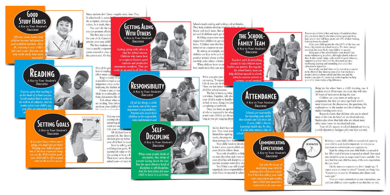 Stuffer Card Complete Set from The Parent Institute