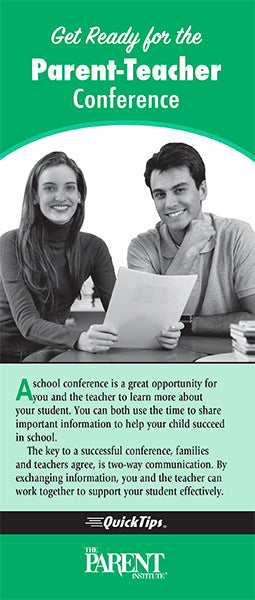 Get Ready for the Parent-Teacher Conference QuickTip for Families