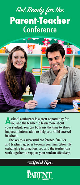 Get Ready for the Parent-Teacher Conference QuickTip for Families