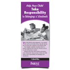 Help Your Child Take Responsibility for Belongings & Schoolwork QuickTips Brochure