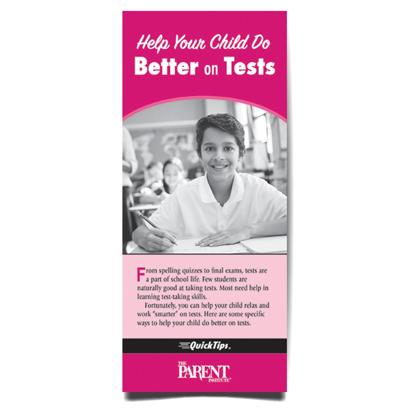 Help Your Child Do Better on Tests QuickTips Brochure