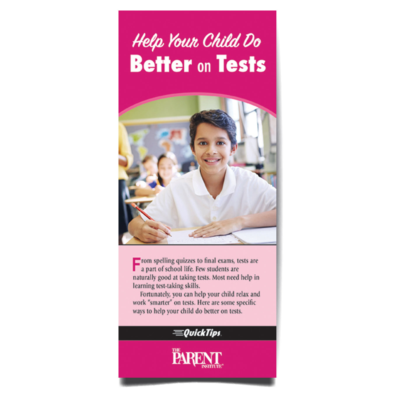 Help Your Child Do Better on Tests QuickTips Brochure