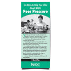Ten Ways to Help Your Child Deal with Peer Pressure QuickTips Brochure