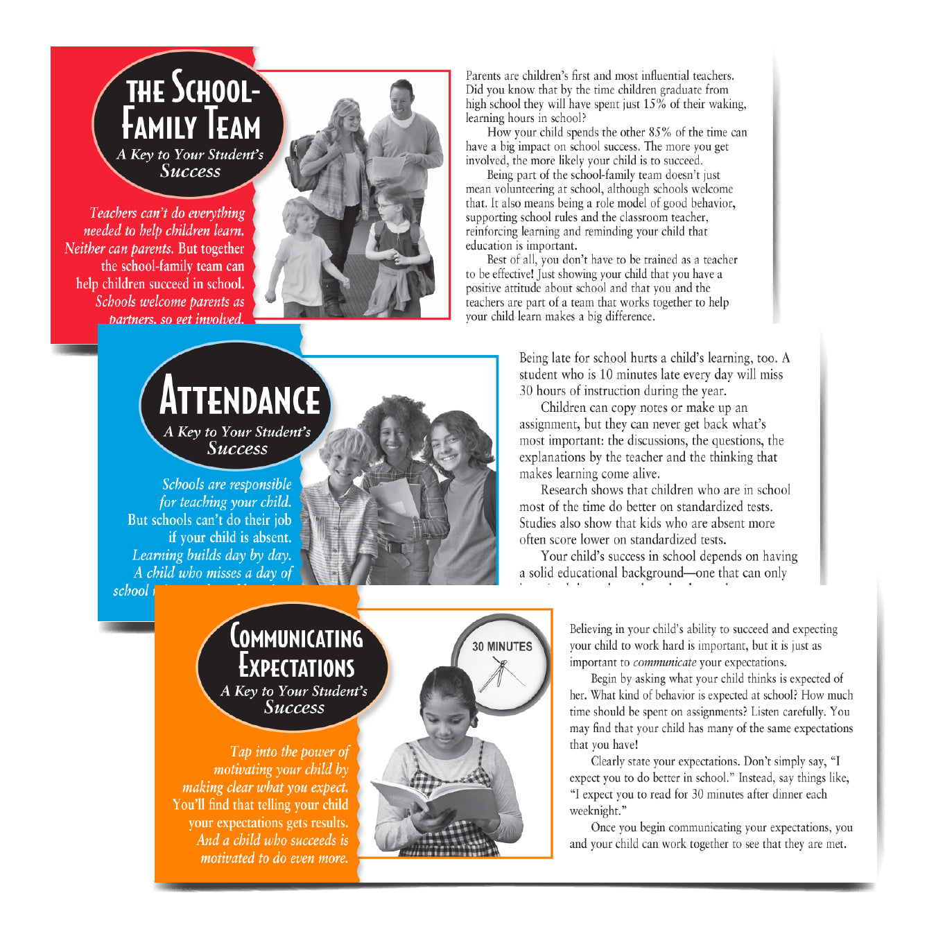 Motivating Families Stuffer Cards Set