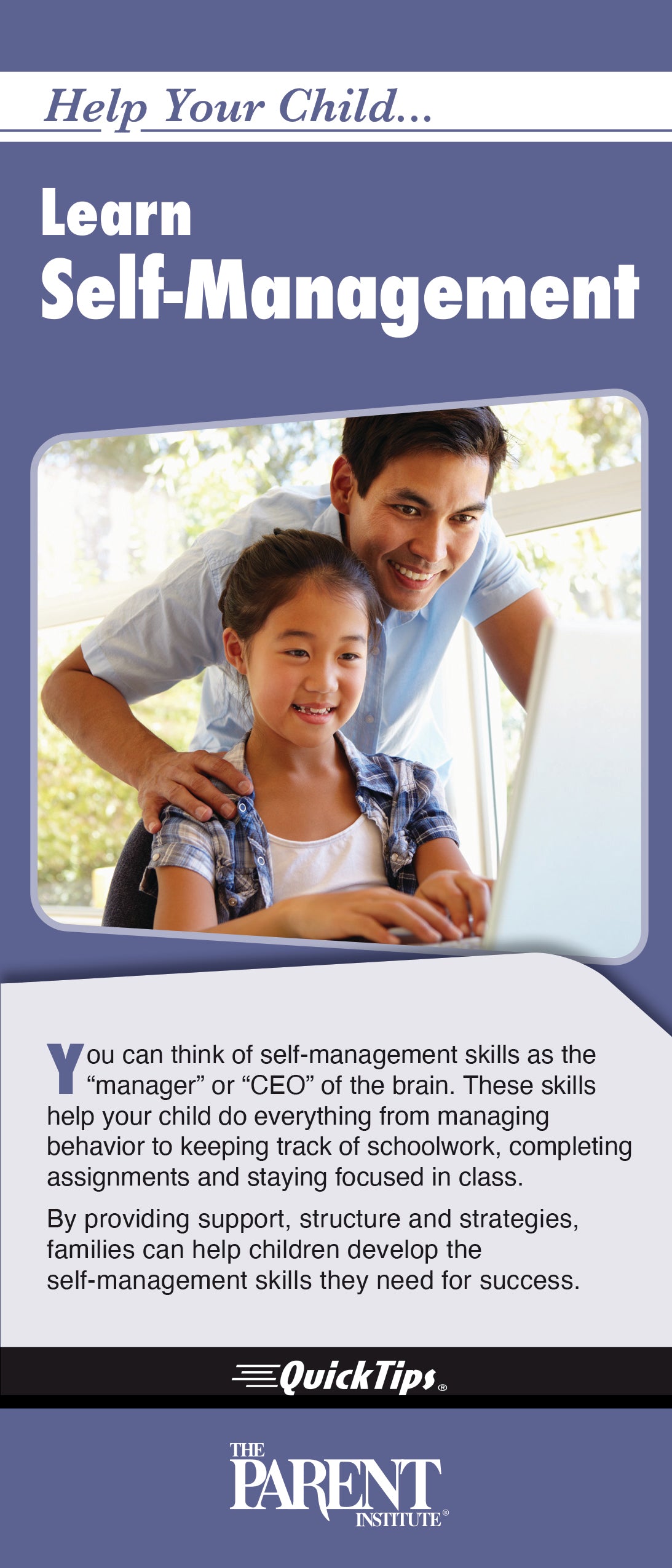 Help Your Child Learn Self-Management (Electronic)