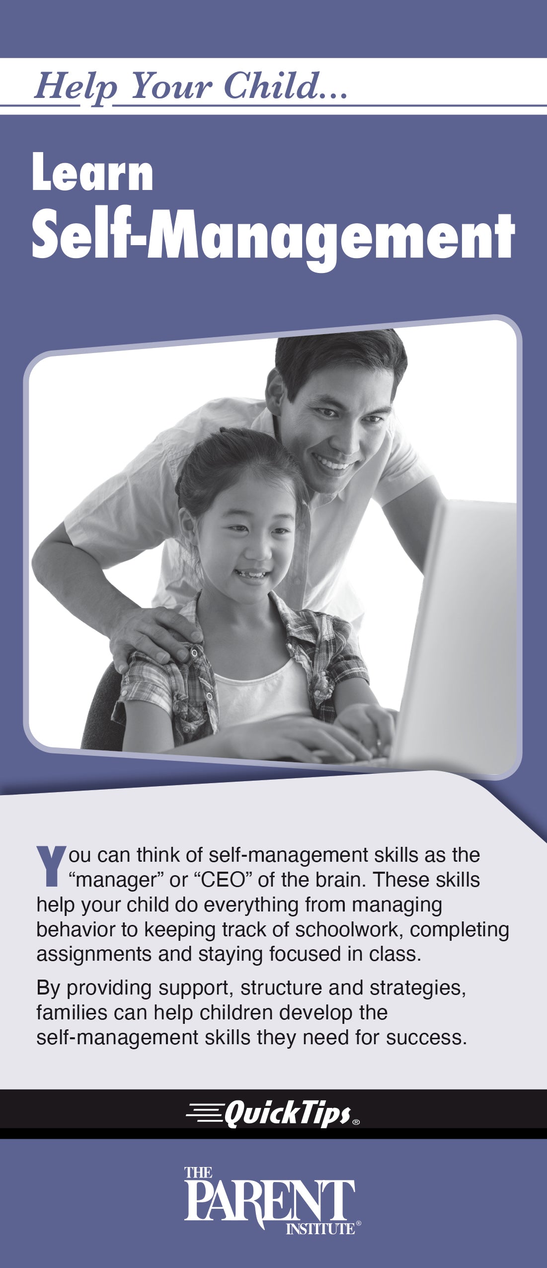 Help Your Child Learn Self-Management