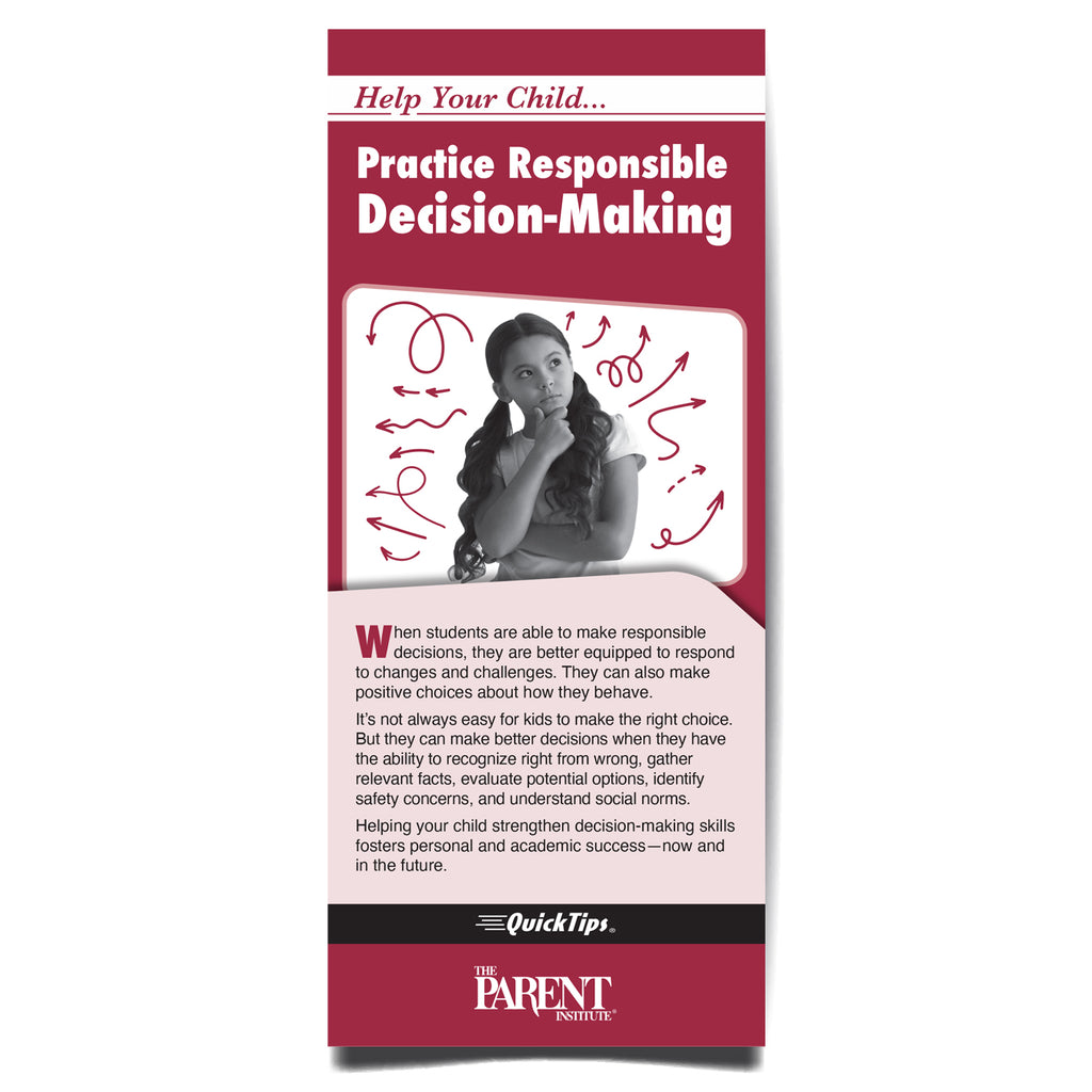 Help Your Child Practice Responsible Decision-Making brochure