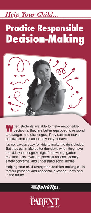 Help Your Child Practice Responsible Decision-Making
