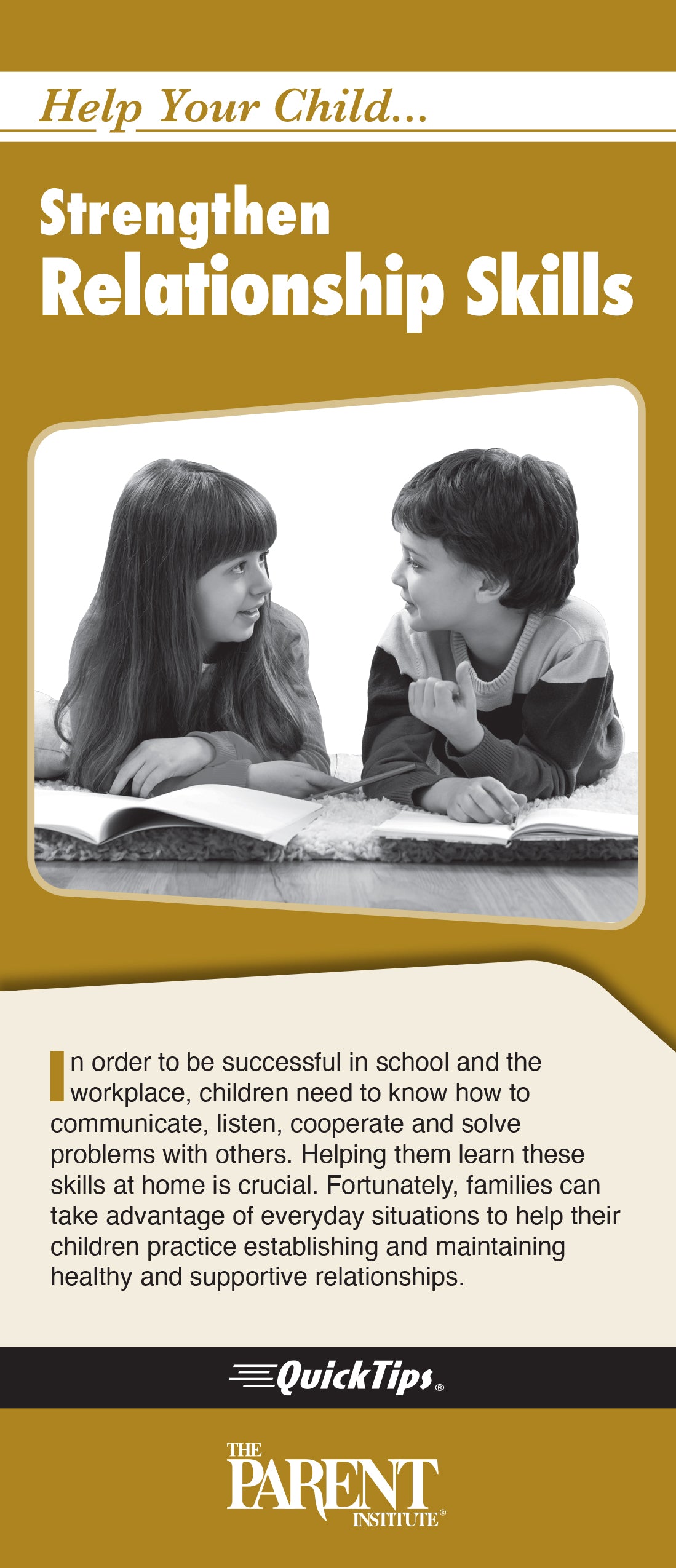 Help Your Child Strengthen Relationship Skills