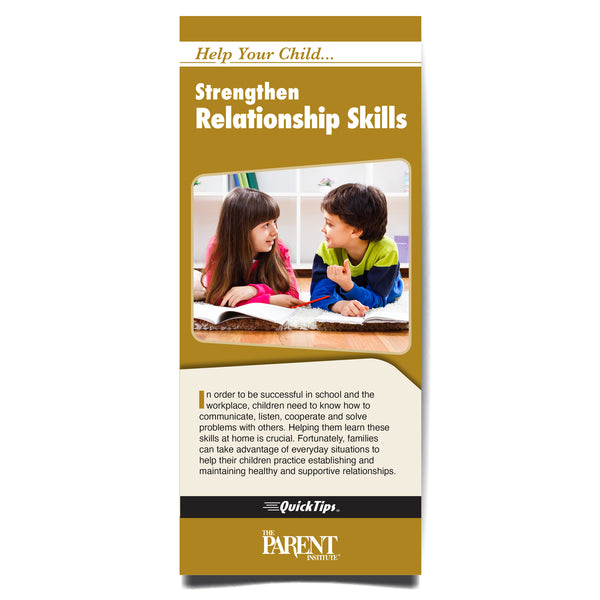 Help Your Child Strengthen Relationship Skills digital brochure