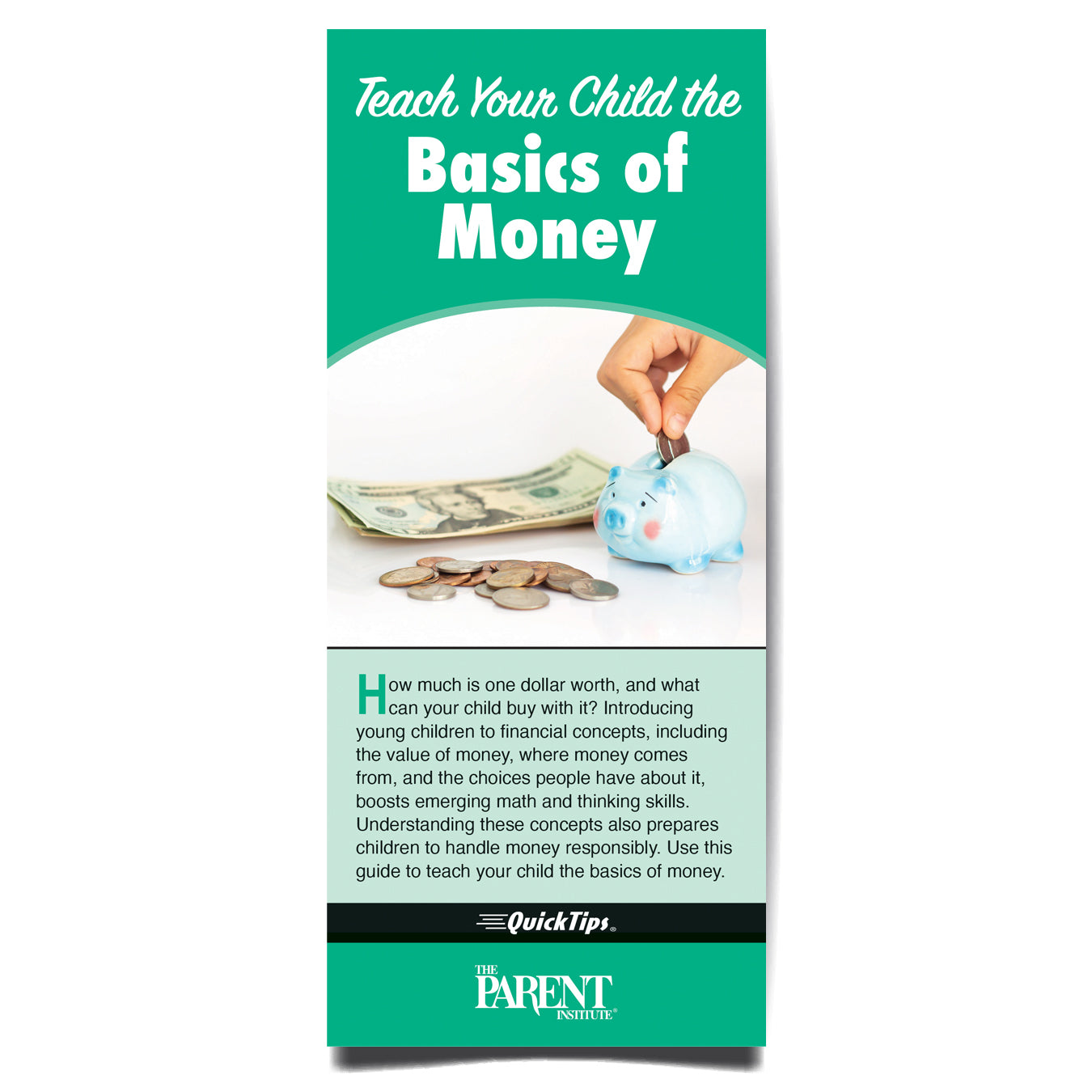 Teach Your Child the Basics of Money QuickTips Brochure for Families