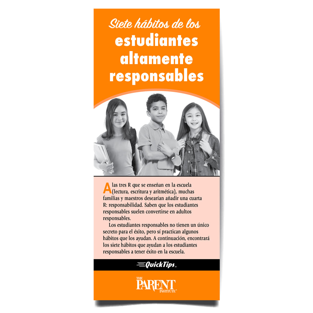 Seven Habits of Highly Responsible Students