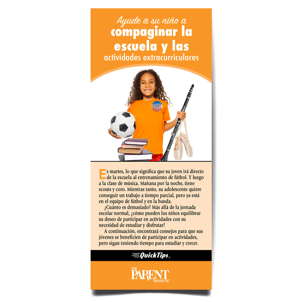Help Your Child Balance School & Extracurricular Activities (Digital)