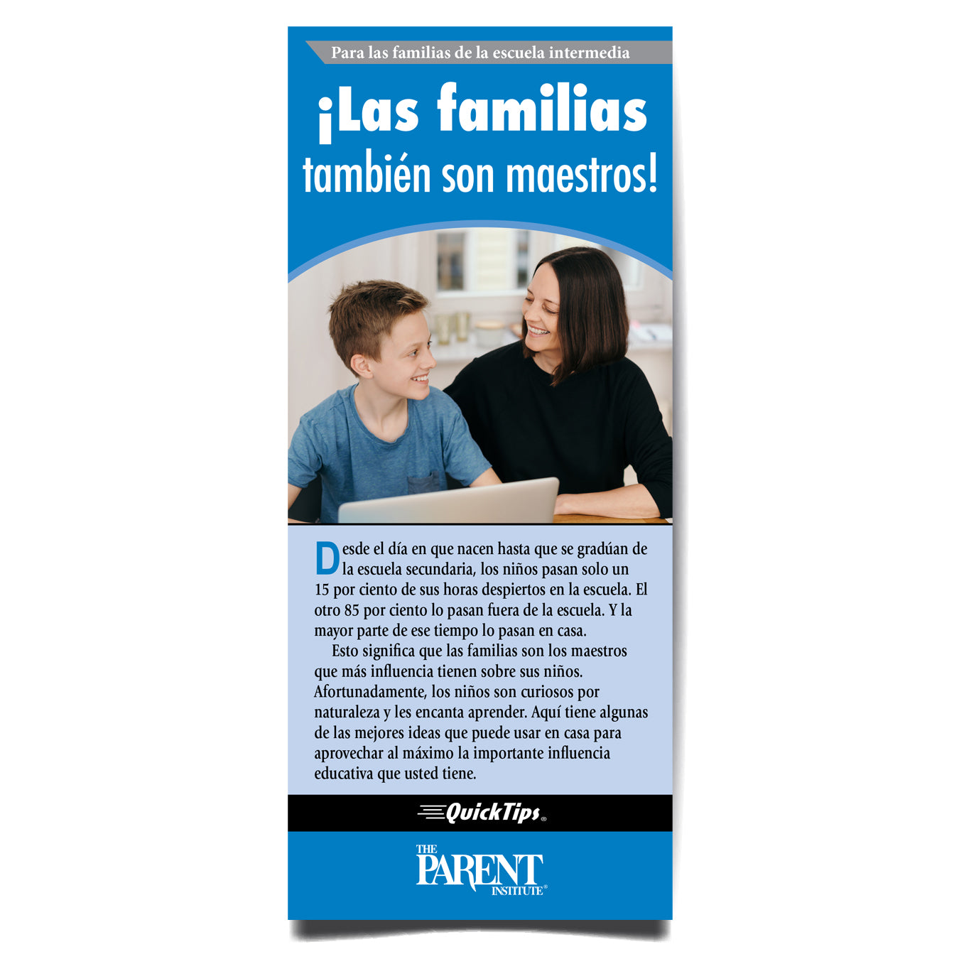 Families Are Teachers, Too! (Middle School Digital)