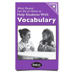 What Families Can Do at Home to Help Students with Vocabulary brochure
