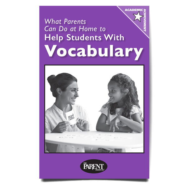 What Families Can Do at Home to Help Students with Vocabulary brochure