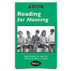 Reading for Meaning Booklet for Parents and Families