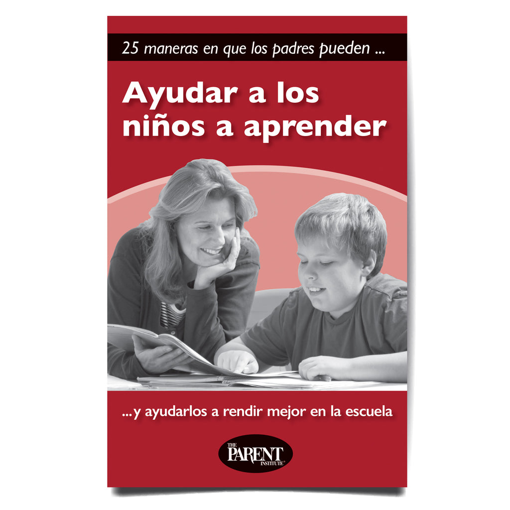 25 Ways Parents Can Help Children Learn Spanish brochure