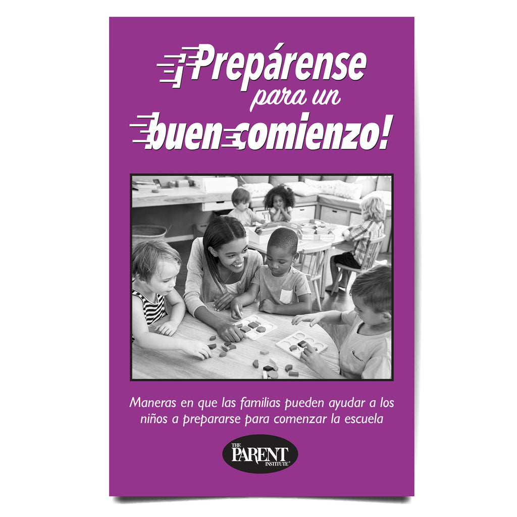 Off to a Good Start! Ways Families Can Help Children Get Ready to Begin School Spanish Booklet