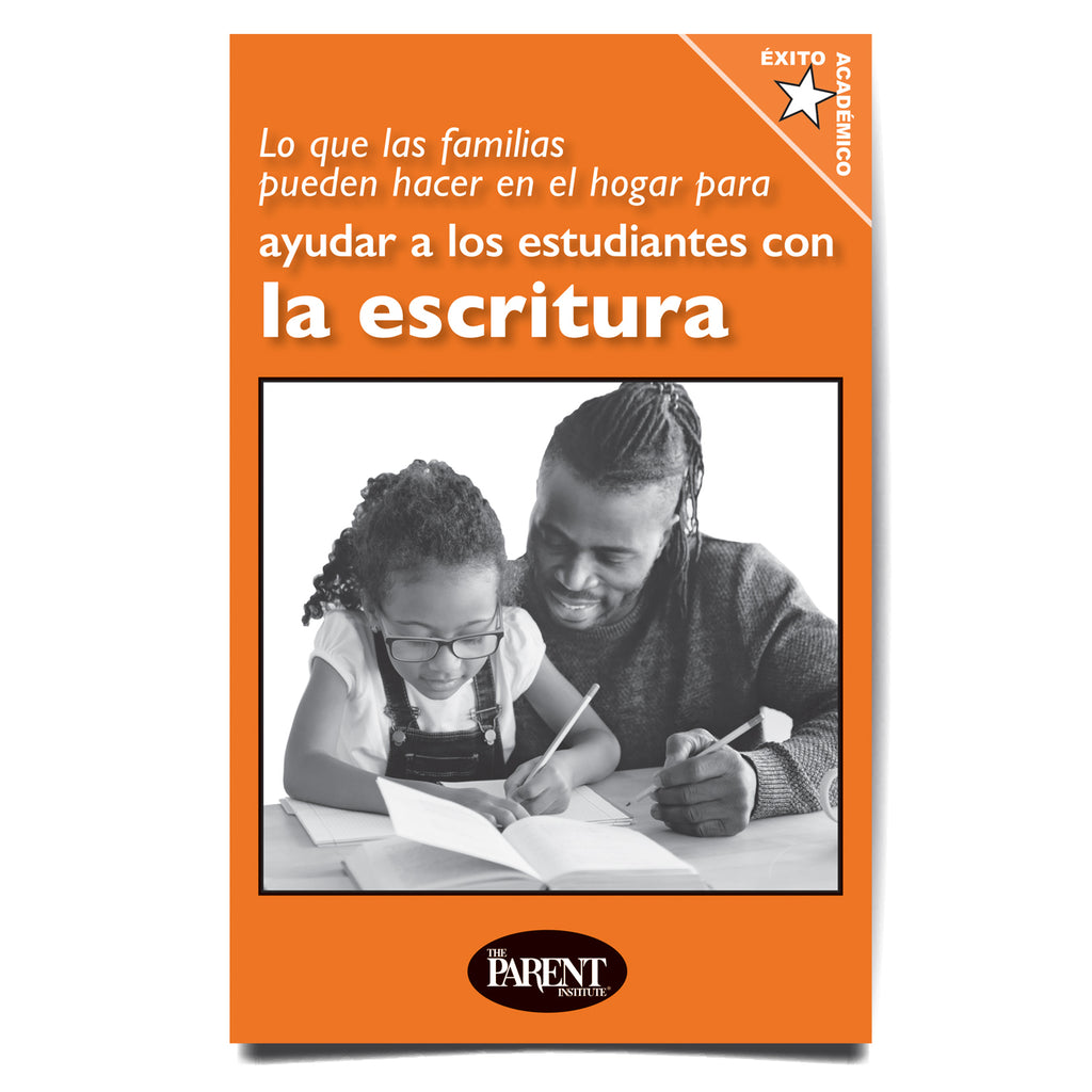 What Parents Can Do at Home to Help Students with Writing Spanish brochure