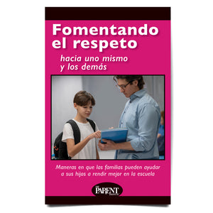 Building Respect for Self and Others Spanish Booklet