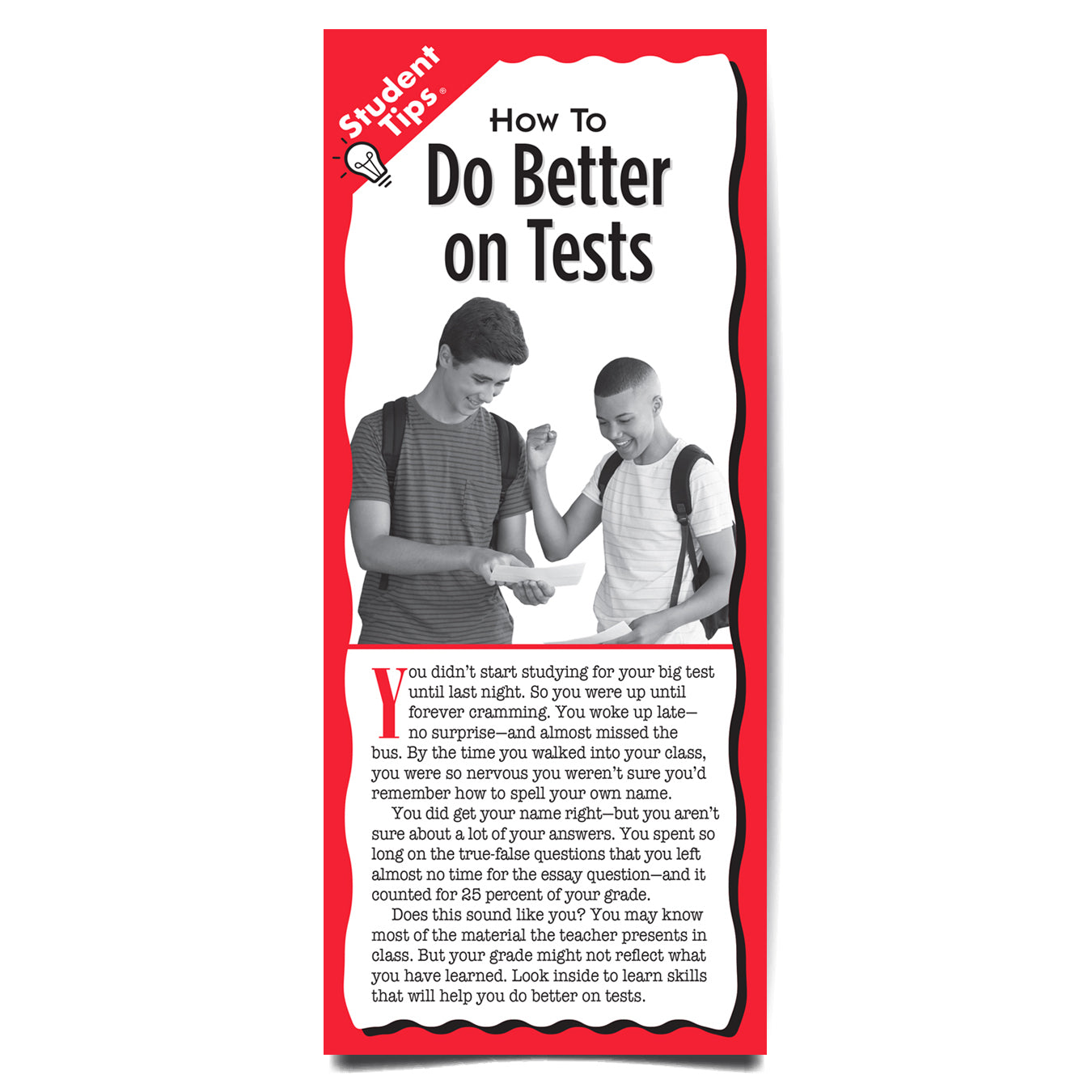 How to Do Better on Tests Student Tips brochure