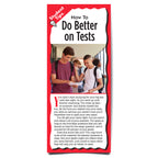 How to Do Better on Tests Student Tips brochure