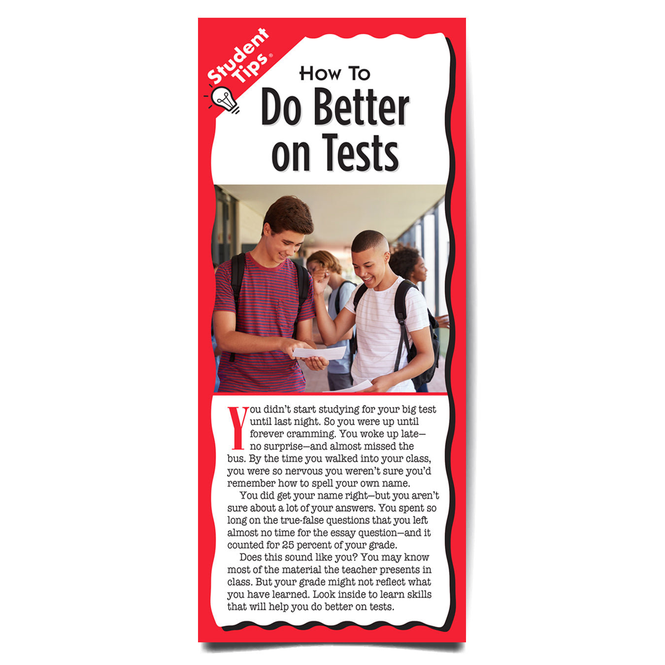 How to Do Better on Tests Student Tips brochure