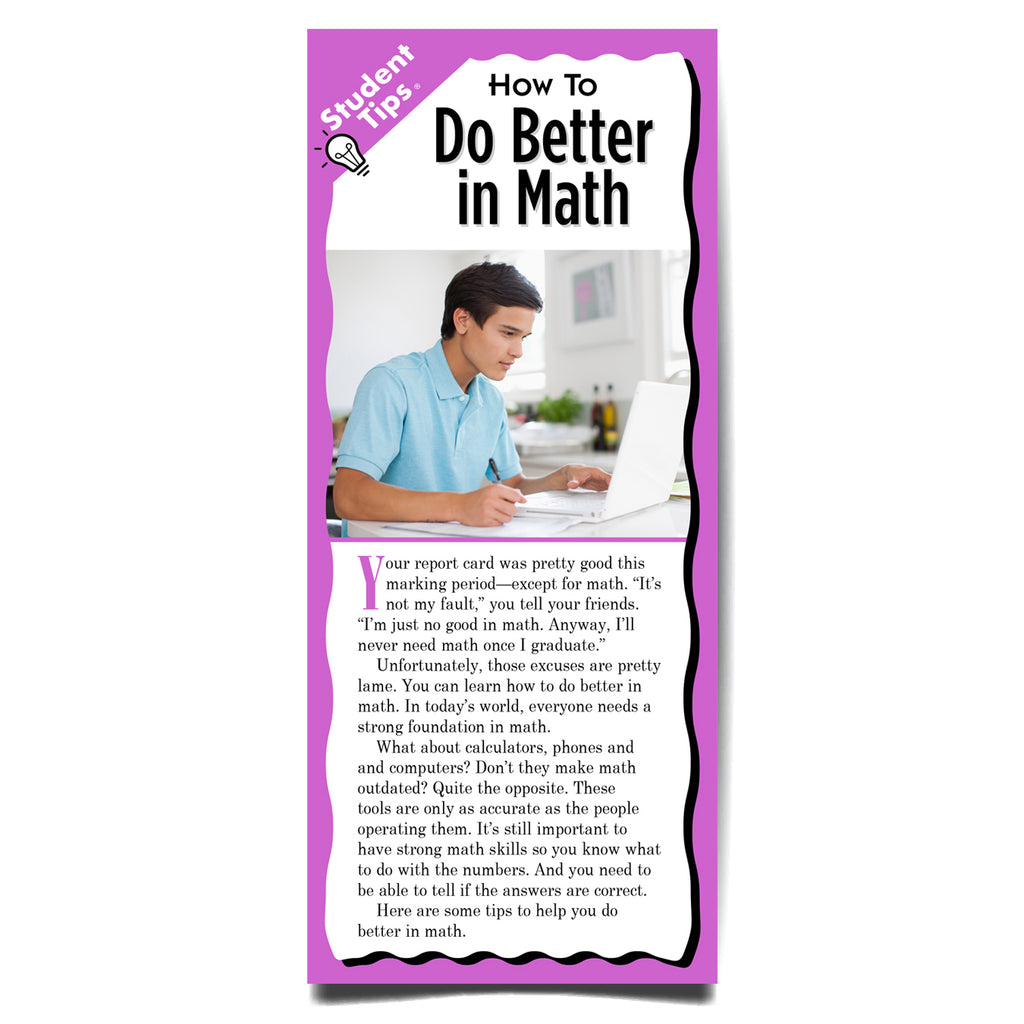How to Do Better in Math (Digital)