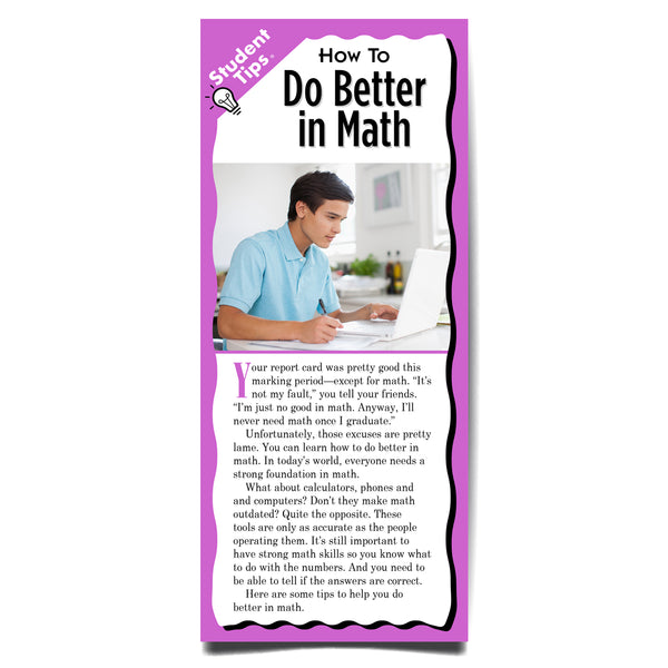 How to Do Better in Math (Digital)