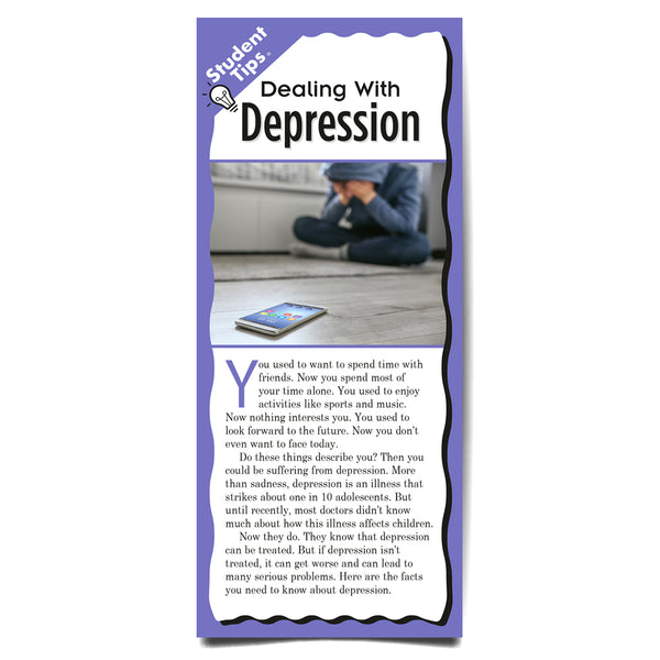 Dealing with Depression Student Tip brochure