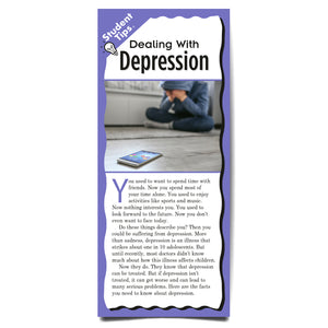 Dealing with Depression Student Tip brochure