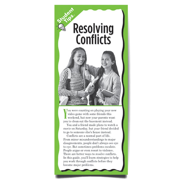 Resolving Conflicts Student Tips Brochure