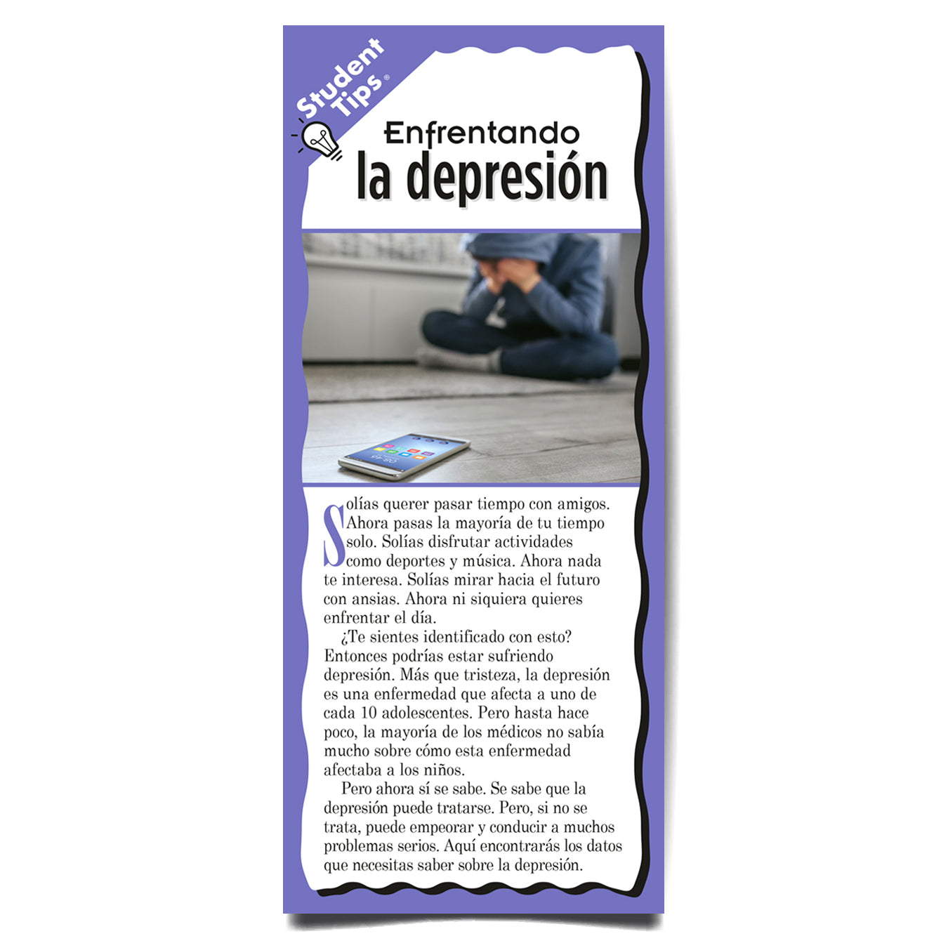 Dealing with Depression Student Tip Spanish brochure