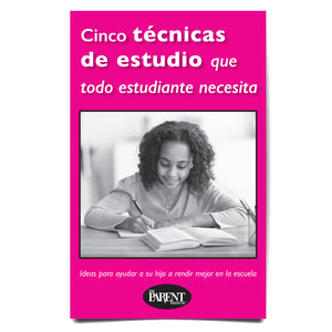 Top Five Study Skills Every Student Needs Spanish brochure