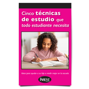 Top Five Study Skills Every Student Needs Spanish Booklet