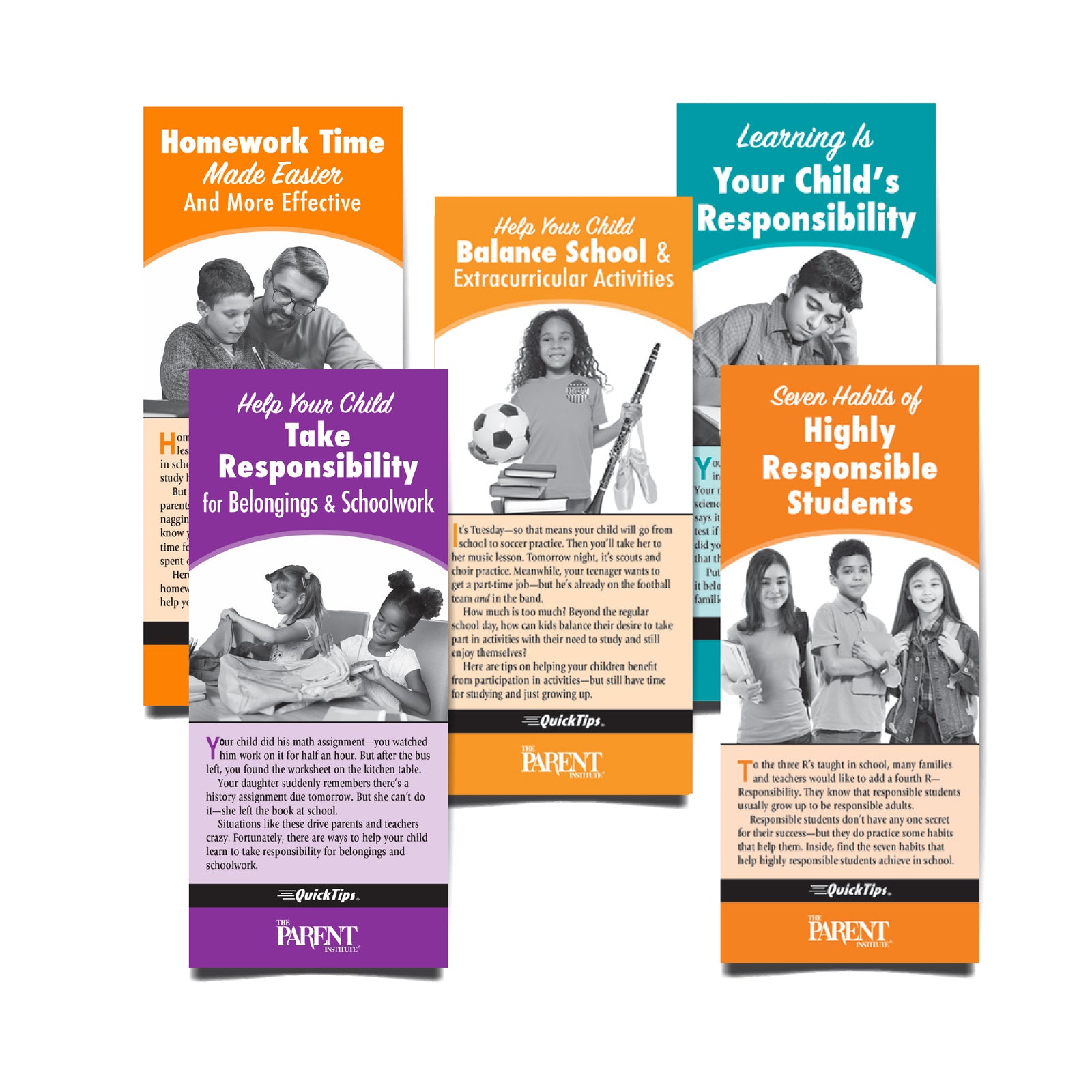 Building Student Responsibility QuickTips brochure Series