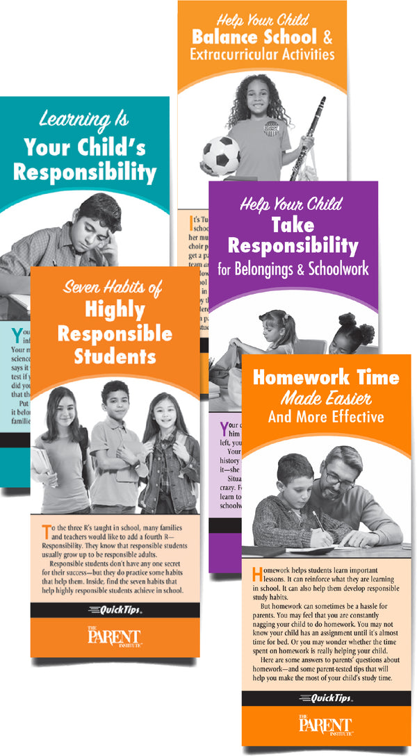 Building Student Responsibility QuickTip Series - The Parent Institute