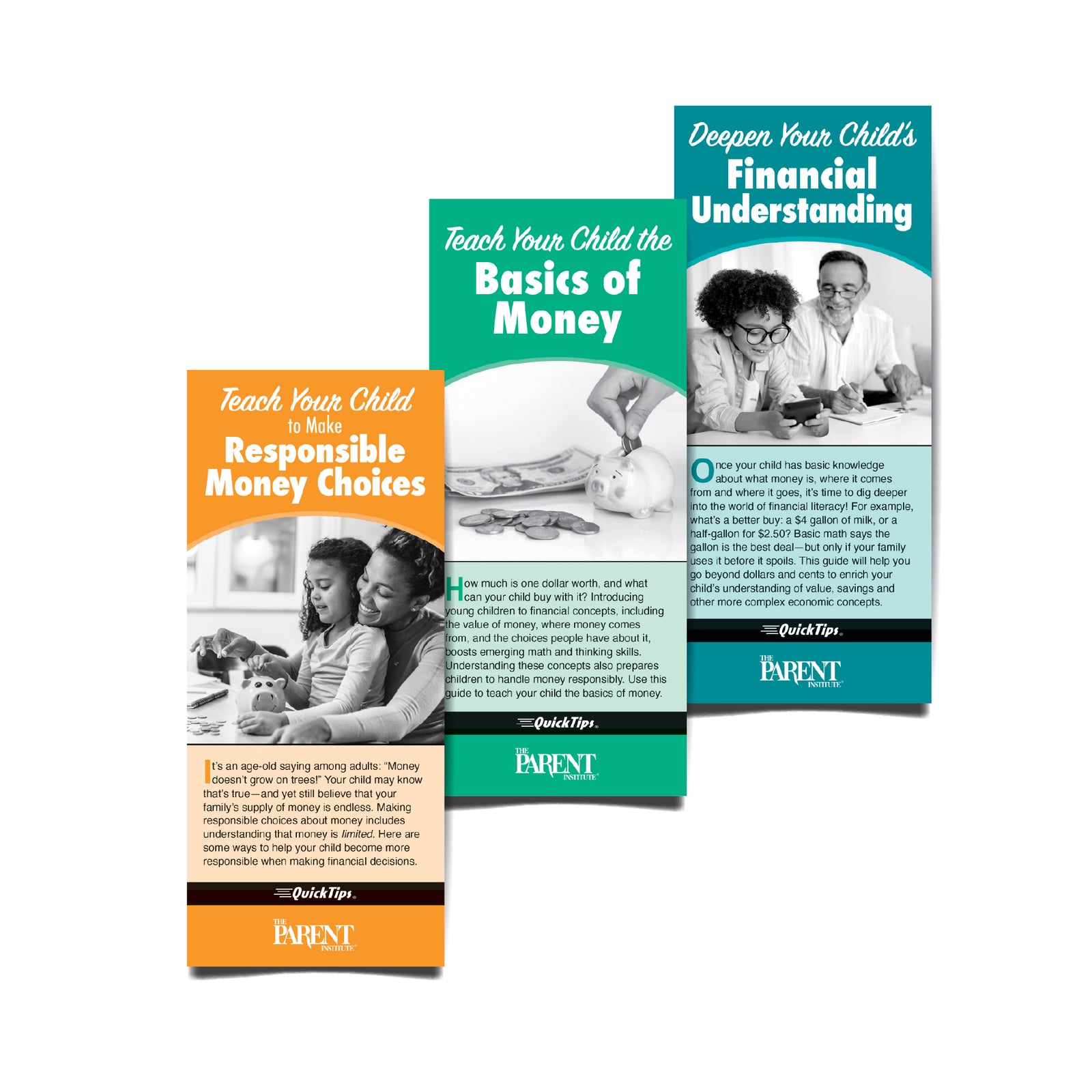 Financial Literacy Elementary QuickTip  Brochure Series